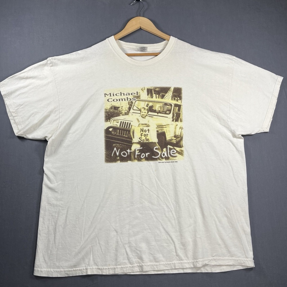 Michael Combs Not For Sale T-Shirt Y2k 3XL
